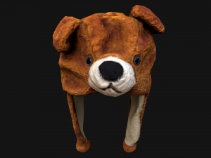 Holiday Mask Bear Hat 3D Model