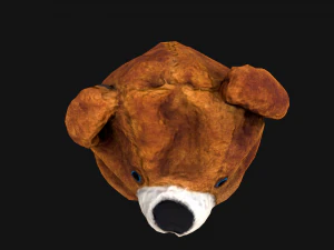 Tatil Maskesi Ayı Şapkası 3D Model
