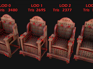 Torture Chair 3D Model