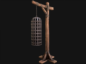 Hanging Torture Cage 3D Модель