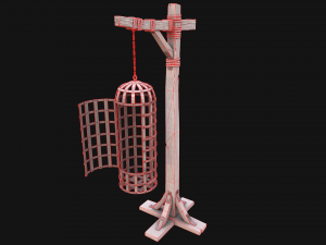 Hanging Torture Cage 3D Модель