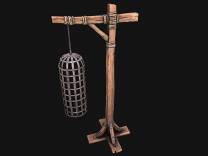 Hanging Torture Cage 3D Модель