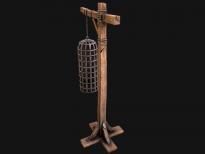 Hanging Torture Cage 3D Модель