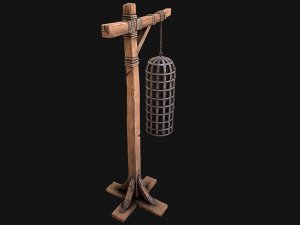 Hanging Torture Cage 3D Модель