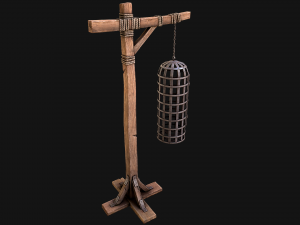 Hanging Torture Cage 3D Модель
