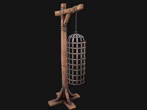 Hanging Torture Cage 3D Модель