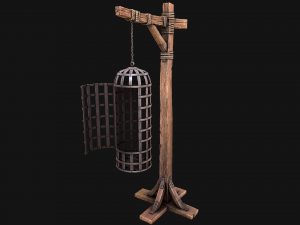 Hanging Torture Cage 3D Модель