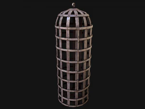 Hanging Torture Cage 3D Model