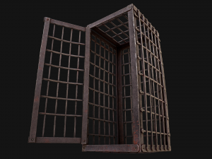 Iron Prison Cage 3D मॉडल