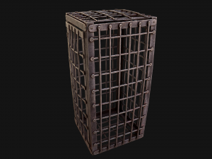 Iron Prison Cage 3D मॉडल