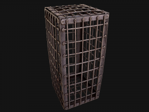 Iron Prison Cage 3D मॉडल
