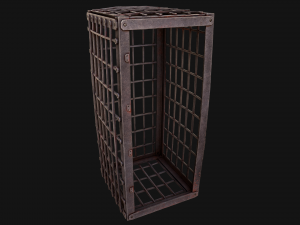 Iron Prison Cage 3D मॉडल