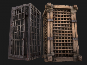 Medieval Prison Cells Modèle 3D