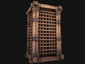 Medieval Prison Cells 3D Model