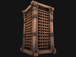 Medieval Prison Cells 3D Model