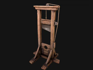 Guillotine Torture 3D Model