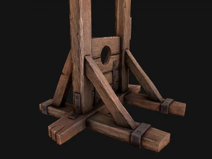 Guillotine Torture 3D Model