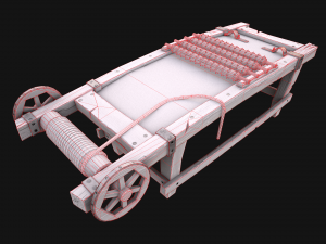 Medieval Rack Torture Modèle 3D