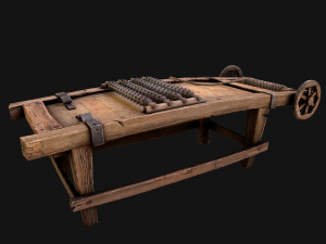 Medieval Rack Torture Modèle 3D