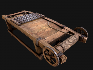 Medieval Rack Torture Modèle 3D