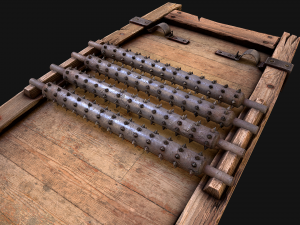 Medieval Rack Torture Modèle 3D