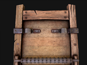 Medieval Rack Torture Modèle 3D