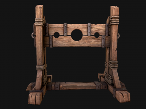 Medieval Pillory Torture Modelo 3D