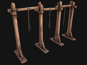 Medieval Gallows Torture 3D 모델