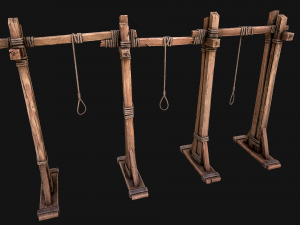 Medieval Gallows Torture Modelo 3D