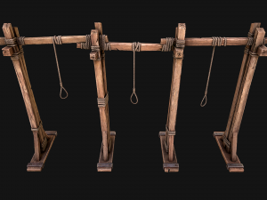 Medieval Gallows Torture Modelo 3D