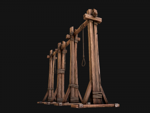 Medieval Gallows Torture Modelo 3D