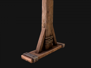 Medieval Gallows Torture Modelo 3D