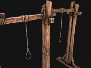 Medieval Gallows Torture Modelo 3D