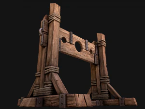 Orta &Ccedil;ağ İşkence Cihazı Paketi 3D Model