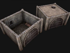 Medieval Prison Cell 3D Model