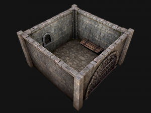 Medieval Prison Cell 3D 모델