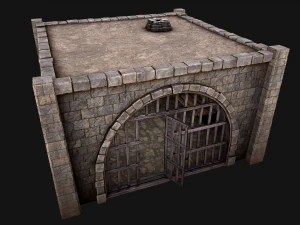 Medieval Prison Cell 3D Model