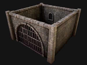 Medieval Prison Cell 3D 모델