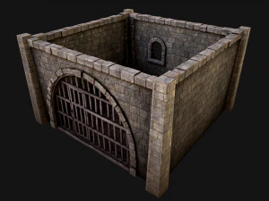 Medieval Prison Cell 3D Model