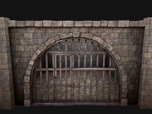 Medieval Prison Cell Aviary 3D Model