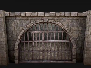 Medieval Prison Cell Aviary 3D Model