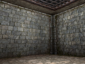 Medieval Prison Cell Aviary 3D Model