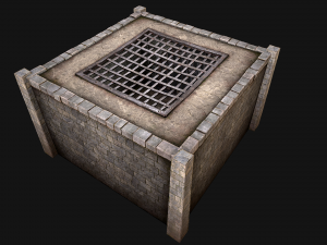 Medieval Prison Cell Aviary 3D Model