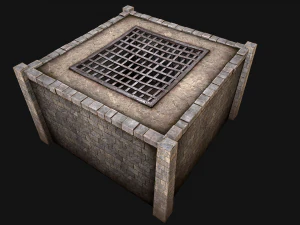 Medieval Prison Cell Aviary 3D Model