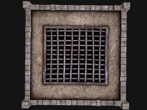 Medieval Prison Cell Aviary 3D Model