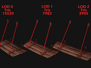 Medieval Dungeon Prison Set 3D Model