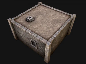 Medieval Dungeon Prison Set 3D Model