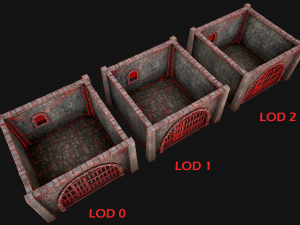 Medieval Dungeon Prison Set 3D-Modell