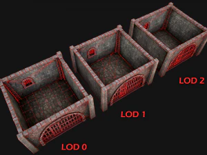 Medieval Dungeon Prison Set 3D Model