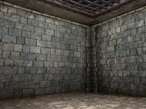 Medieval Dungeon Prison Set 3D Model
